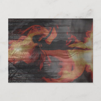 Carte Postale Danseur de feu