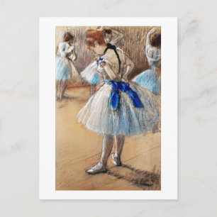 Carte Postale Danseur de ruban bleu, Edgar Degas