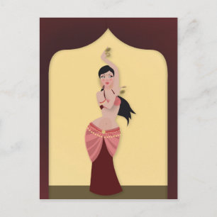 Carte Postale Danseur du ventre Danseur du Moyen-Orient