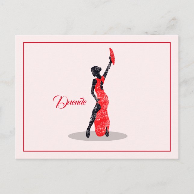 Carte Postale Danseur flamenco (Devant)