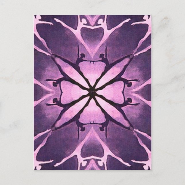 Carte Postale Danseur (Violet) (Devant)