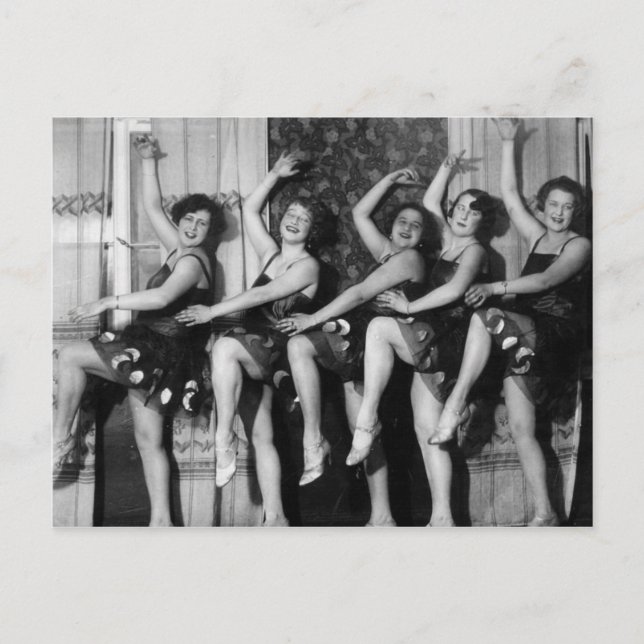 Carte Postale Danseurs 1928 (Devant)