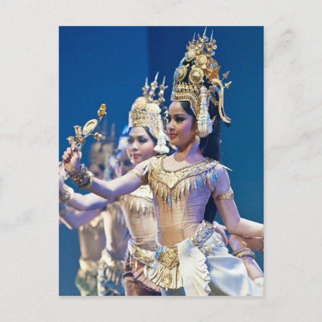 Carte Postale Danseurs asiatiques (Devant)