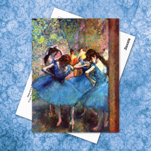 Carte Postale Danseurs dans Blue Ballet Edgar Degas