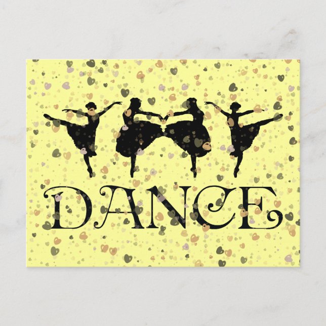 CARTE POSTALE DANSEURS DE BALLET (Devant)