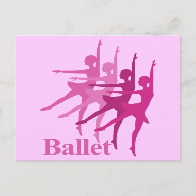 Carte Postale Danseurs de ballet (Devant)