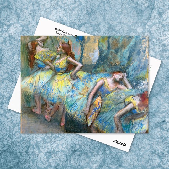 Carte Postale Danseurs de ballet dans les ailes Edgar Degas (Créateur téléchargé)