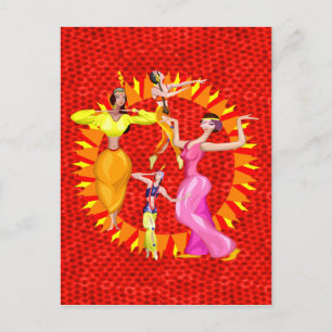 Carte Postale Danseurs du ventre