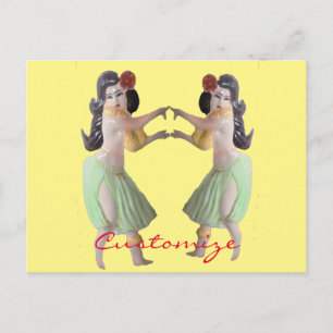 Carte Postale Danseurs Hawaiian Hula Thunder_Cove