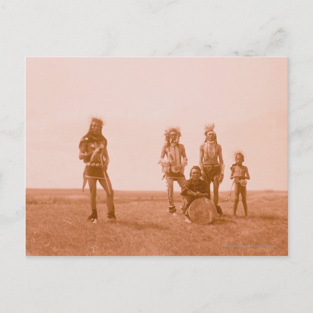 Carte Postale Danseurs masculins (Devant)