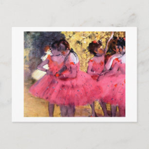 Carte Postale Danseurs Roses, Edgar Degas