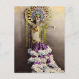 Carte Postale Danseuse costumée du Casino de Paris