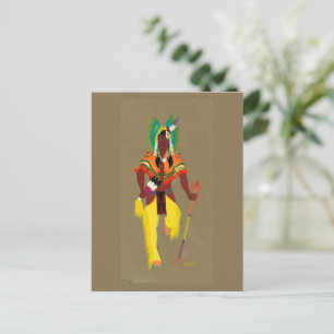 Carte Postale Danseuse de guerre, peinture célèbre