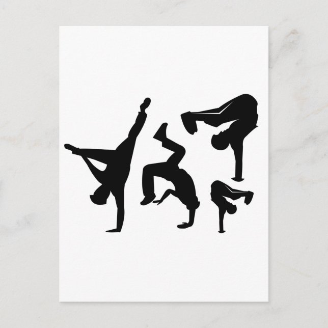 Carte Postale danseuse hip hop (Devant)