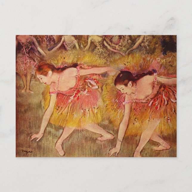 Carte Postale Danseuses de l'aube - Edgar Degas - 1885 (Devant)