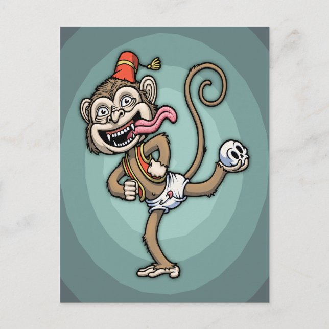 Carte Postale Dansez, singe ! (Devant)