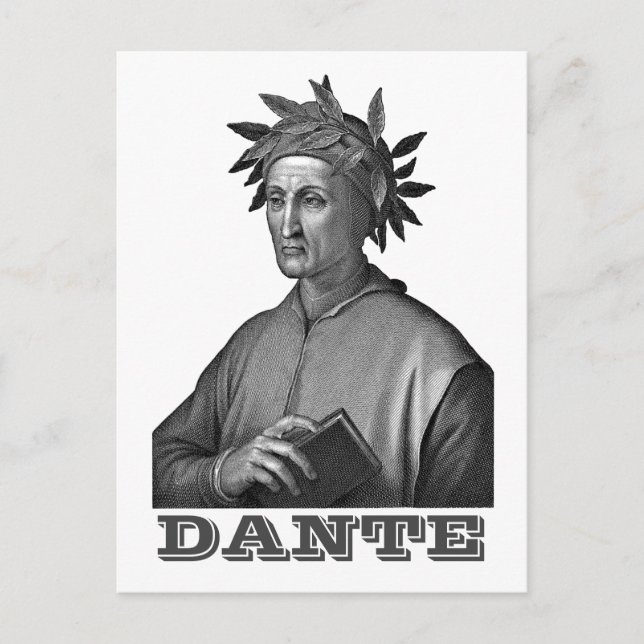 Carte Postale Dante Alighieri (Devant)