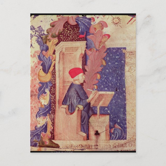 Carte Postale Dante écrit "La Divine Comédie" (Devant)