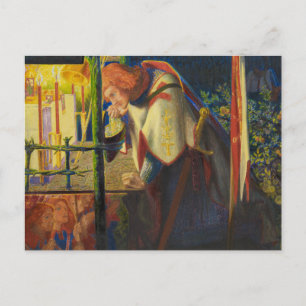 Carte Postale Dante Gabriel Rossetti - Sir Galahad à la ruine