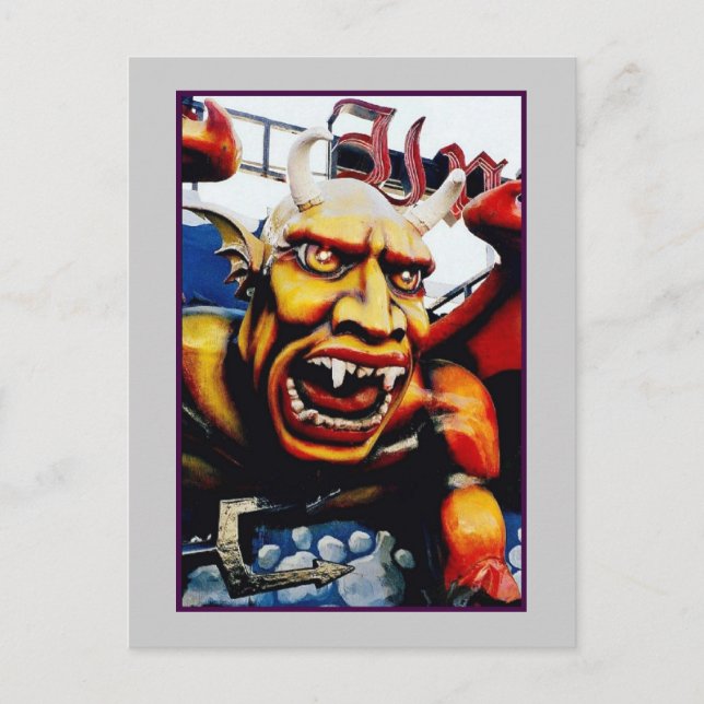 Carte postale Dante's Inferno Devil (Coney Island, (Devant)