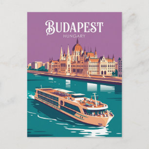 Carte Postale Danube Hongrie