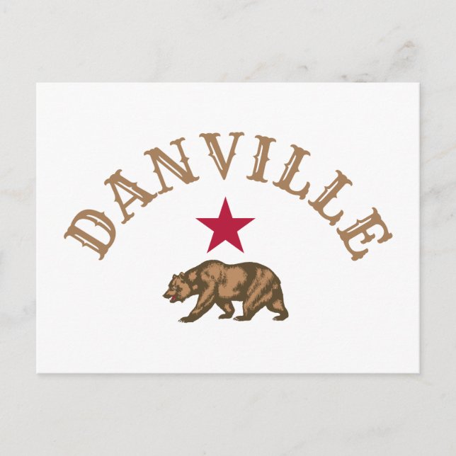 Carte postale Danville, Californie (Devant)