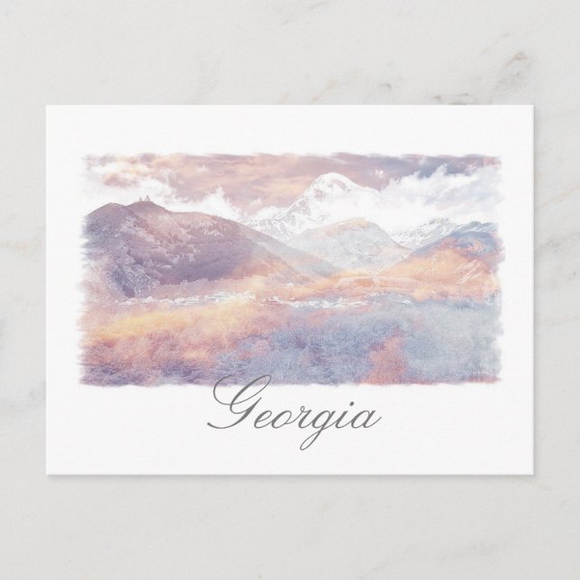 Carte postale d'architecture de la nature de Géorg (Devant)