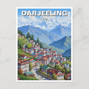 Carte Postale Darjeeling Inde