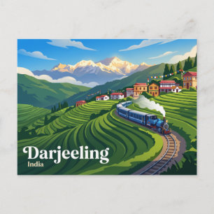 Carte Postale Darjeeling Inde