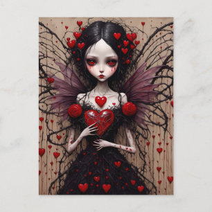 Carte Postale Dark Valentine Vampire Fairy
