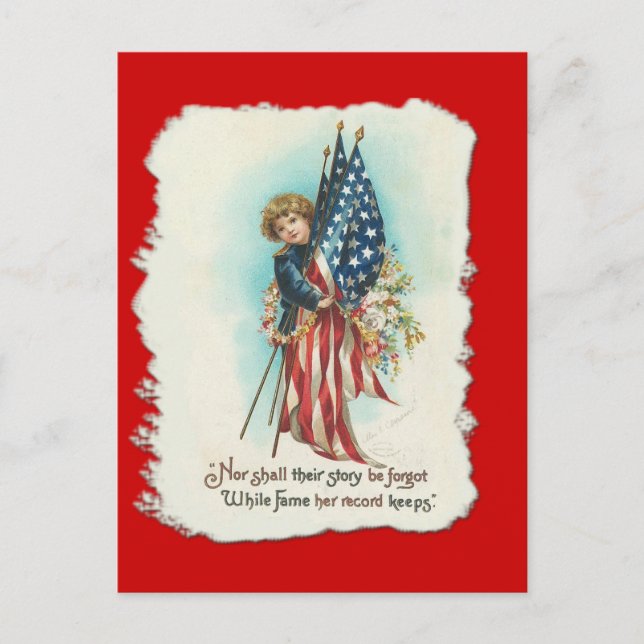 Carte Postale Darling Vintage Americana Design (Devant)