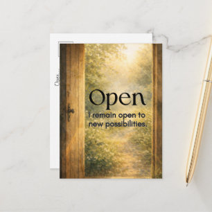 Carte postale d'art à mentalité inspirante