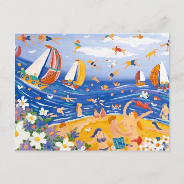 Carte postale d'art : Festins pour la plage, bord (Devant)