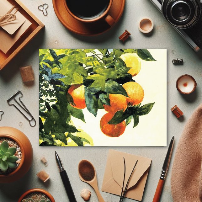 Carte postale d'art fin de Winslow Homer - Oranges (Créateur téléchargé)