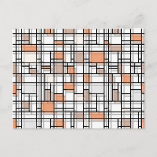 Carte postale d'art moderne Ombres d'automne