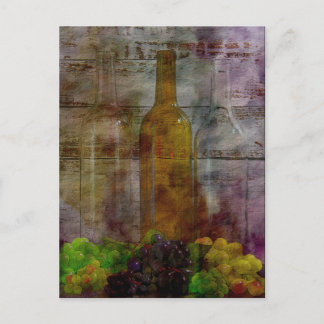Carte postale d'art numérique Essence de la vigne