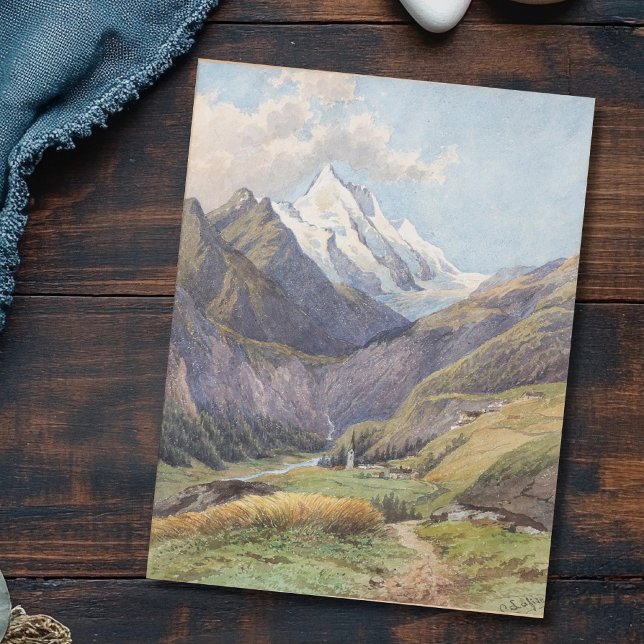 Carte Postale Das Mölltal mit dem Großglockner - Carl Lafite (Créateur téléchargé)