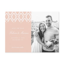 Carte postale d'attente Blush Pink