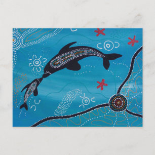 Carte Postale Dauphin & Calf Dream