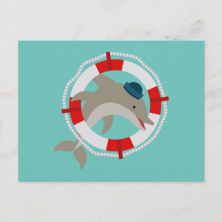 Carte Postale Dauphin dolphin