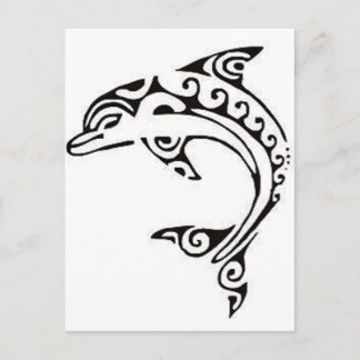 Carte Postale Dauphin maori