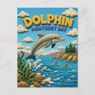 Carte Postale Dauphin Monterey Bay Moderne KlayKoo
