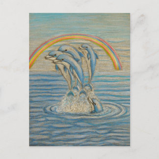 Carte Postale Dauphins