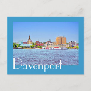 Carte Postale Davenport, Iowa, États-Unis