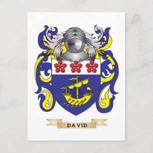 Carte Postale David Coat d'armoiries