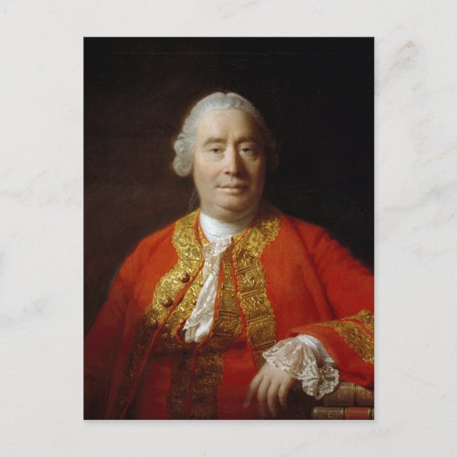 Carte Postale David Hume par Allan Ramsay (1766) (Devant)