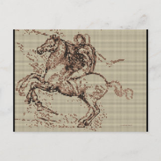 CARTE POSTALE DAVINCI RIDER