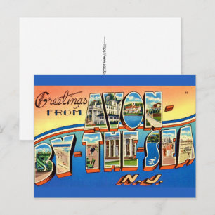 Carte postale d'Avon By-The-Sea NJ