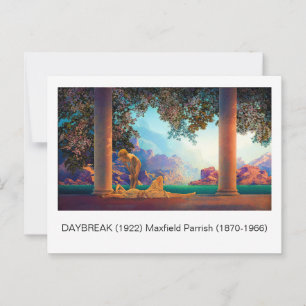 Carte Postale DAYBREAK Maxfield Parrish 1922 ... 2025