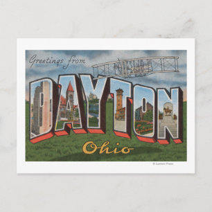 Carte Postale Dayton, Ohio (Wright Brothers Plane)